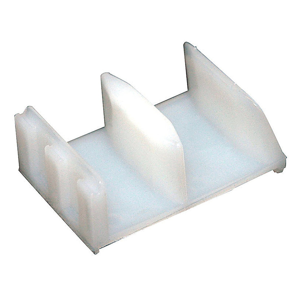 Barton Kramer - 302C - 0.625 in. H X 1.5 in. W White Shower Door Guide