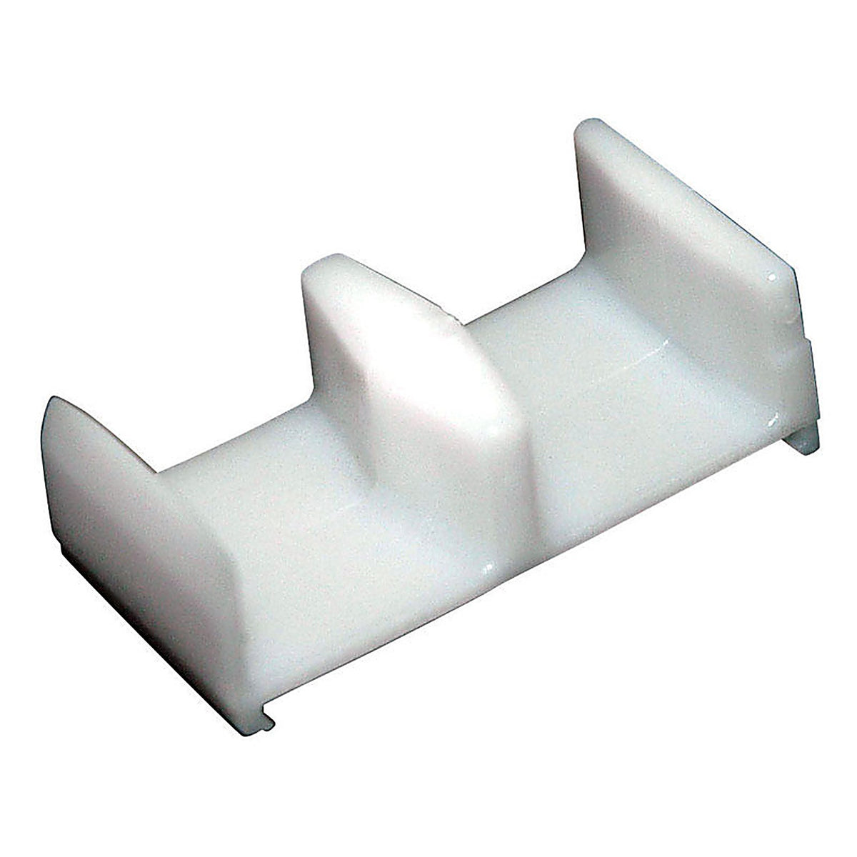 Barton Kramer - 304C - 0.9375 in. H X 1.875 in. W White Shower Door Guide