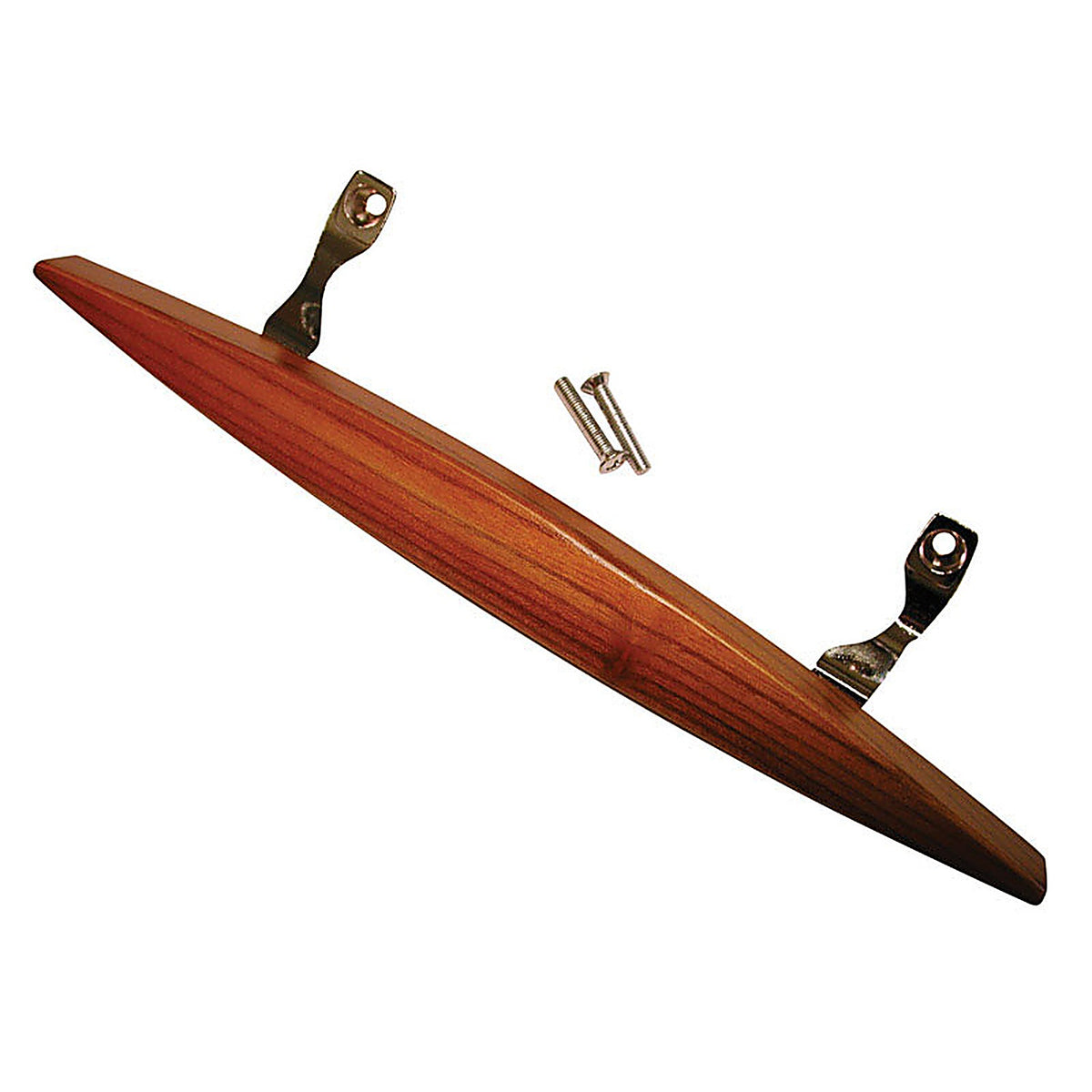 Barton Kramer - 449C - 0.75 in. L Chrome Brown Wood Patio Door Handle Set