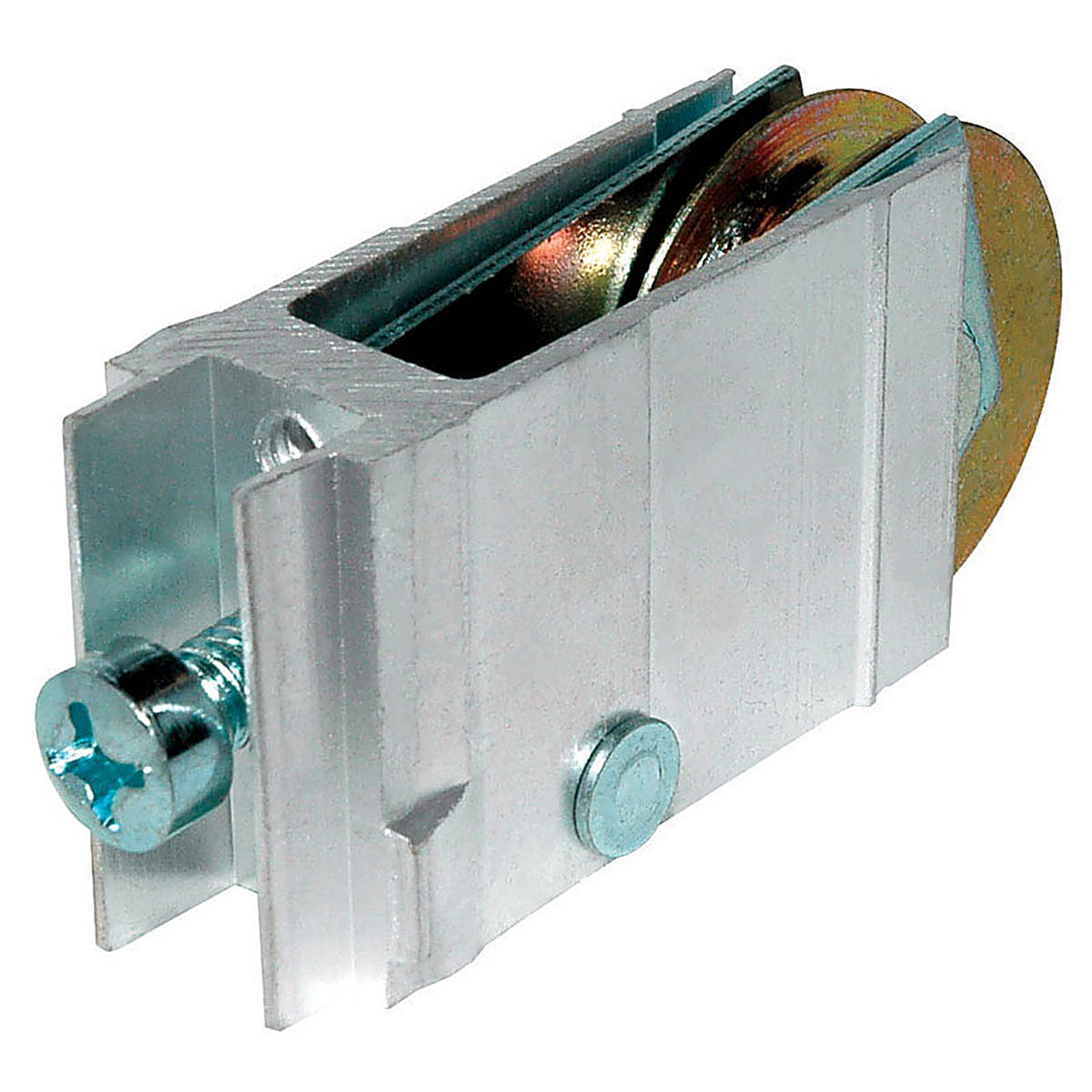 Barton Kramer - 453C - 1-1/4 in. D X 3/4 in. L Mill Aluminum/Steel Patio Door Roller Assembly 1 pk