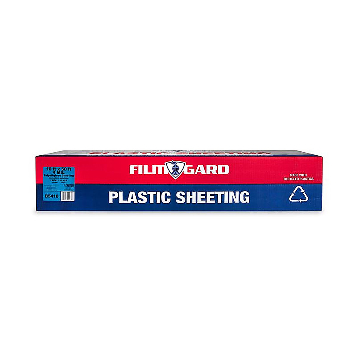 Film-Gard - 625914 - Plastic Sheeting 4 mil X 10 ft. W X 50 ft. L Polyethylene Black 1 pk