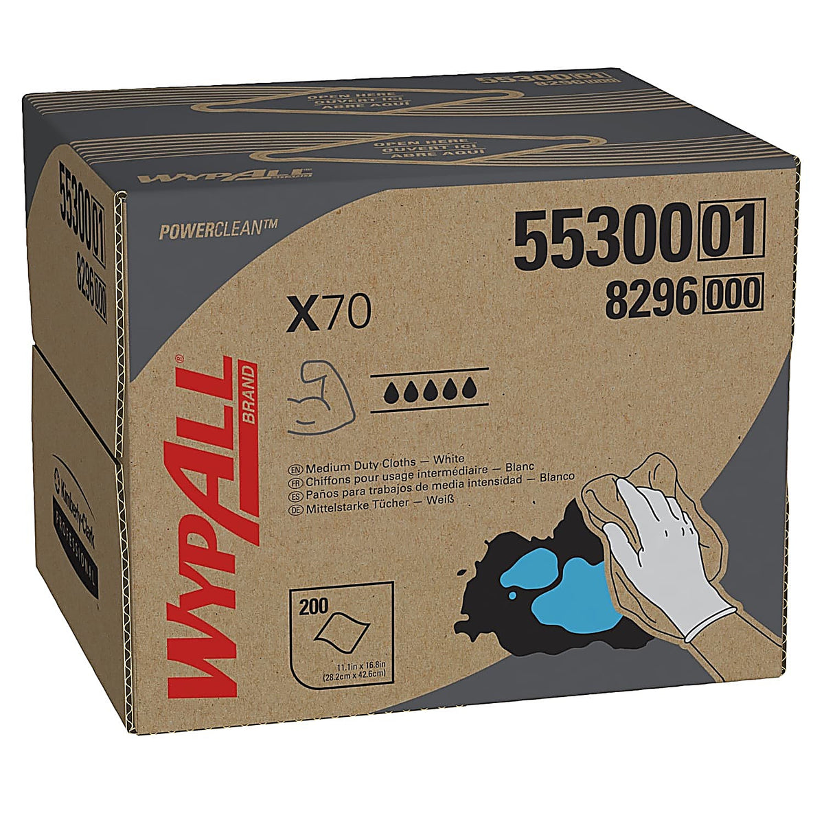 Kimberly-Clark - 55300 - WypAll X70 Cloths