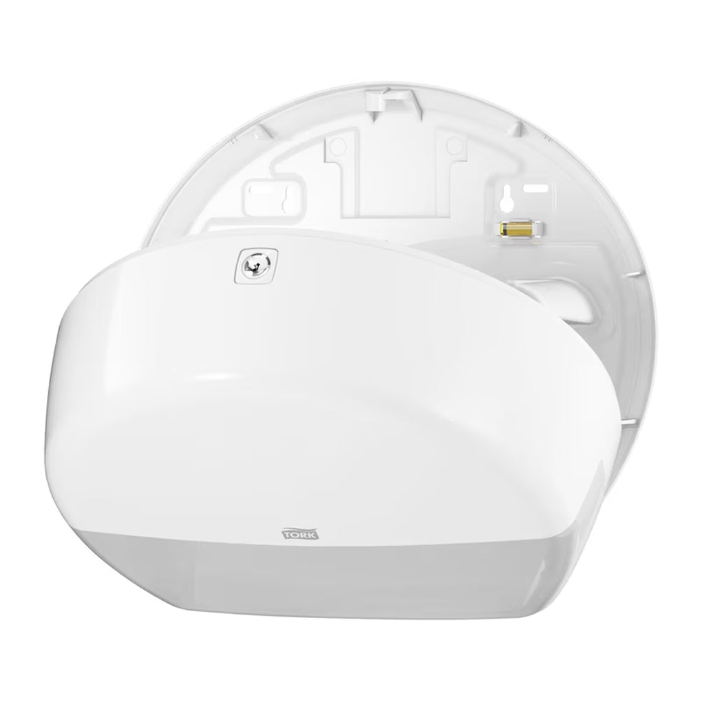 Tork - 555020A - Mini Jumbo Bath Tissue Roll Dispenser, with Reserve