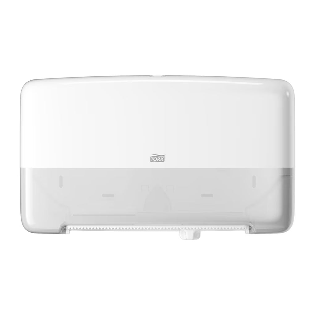 Tork - 5555200 - Twin Mini Jumbo Bath Tissue Roll Dispenser