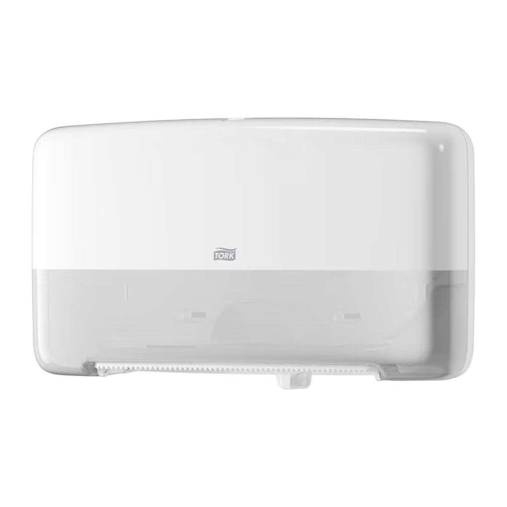 Tork - 5555200 - Twin Mini Jumbo Bath Tissue Roll Dispenser