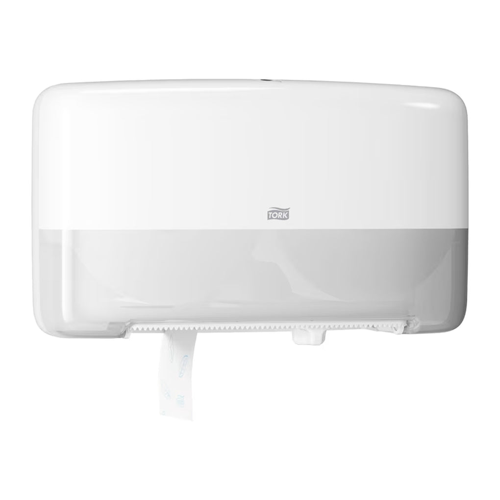 Tork - 5555200 - Twin Mini Jumbo Bath Tissue Roll Dispenser