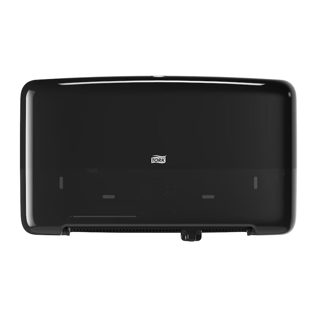 Tork - 5555290 - Elevation Twin Mini Jumbo Bath Tissue Roll Dispenser, Black