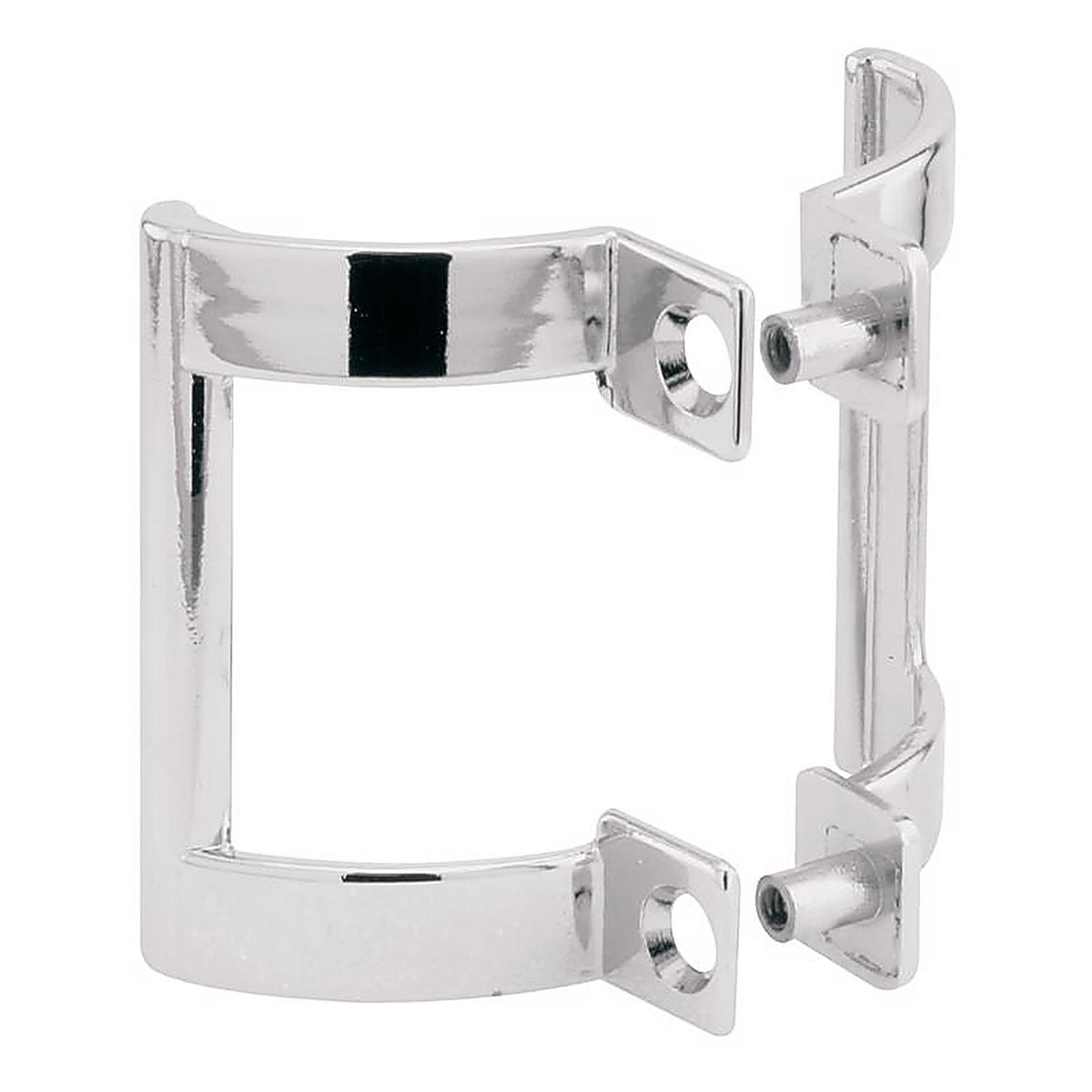 Prime-Line - M 6158 - 2 in. H X 1-1/5 in. W Chrome Silver Frameless Shower Door Handle