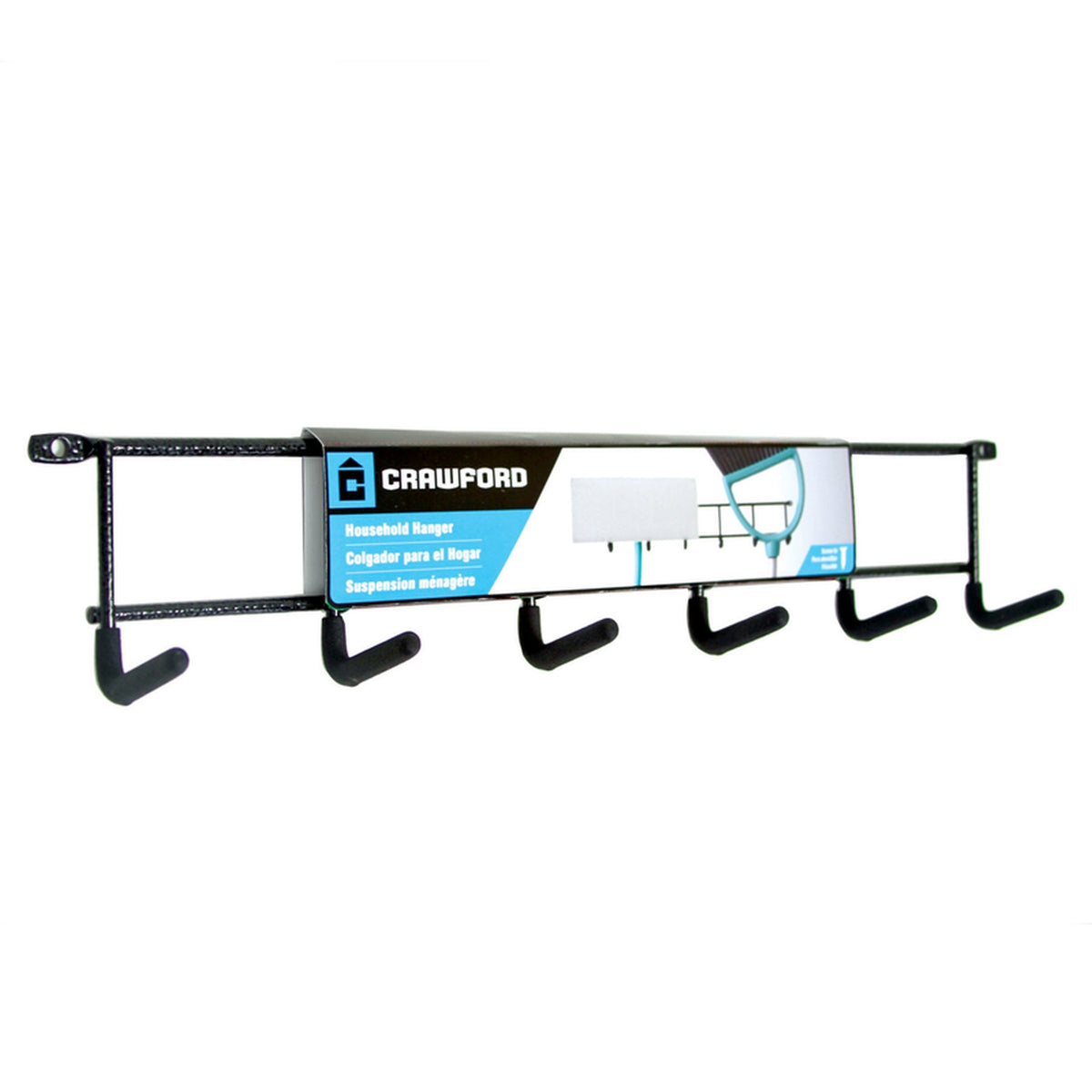 Crawford - CMHD-6 - Lehigh Zinc-Plated Black Steel Hanger Holder 15 lb. capacity - 1/Pack