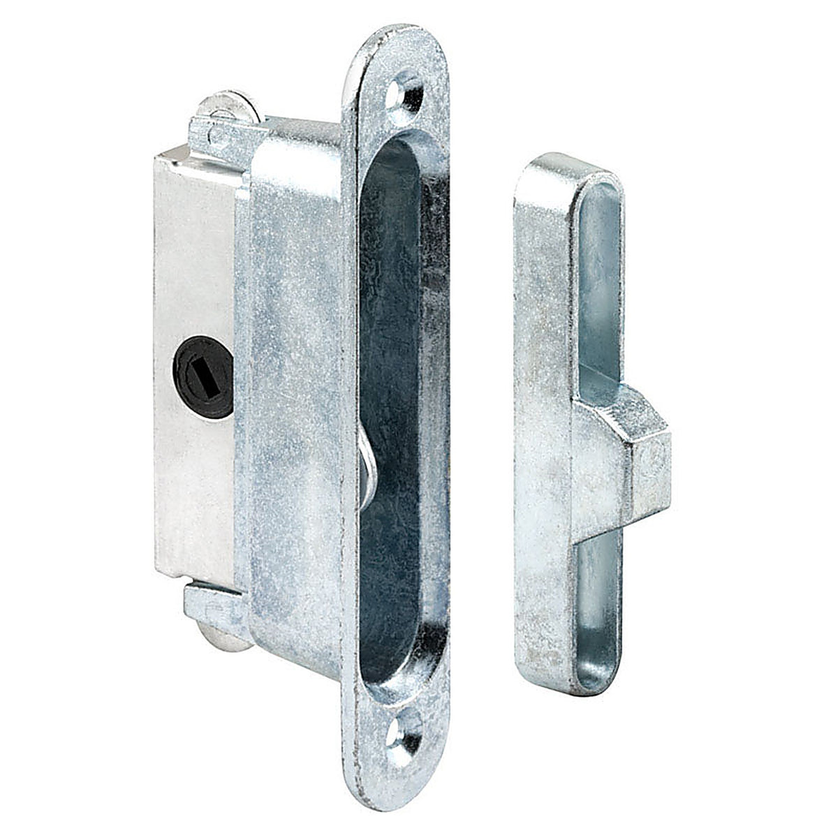 Prime-Line - E 2126 - Wood Tone Aluminum Indoor and Outdoor Door Lock Keeper