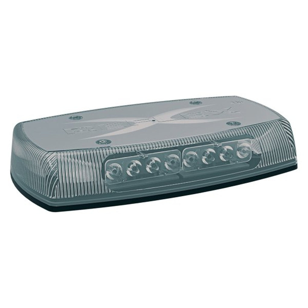 ECCO - 5590CA - LED Minibar - Reflex, 15in, 12-24VDC, 18 Flash Patterns, Clear Dome, Amber