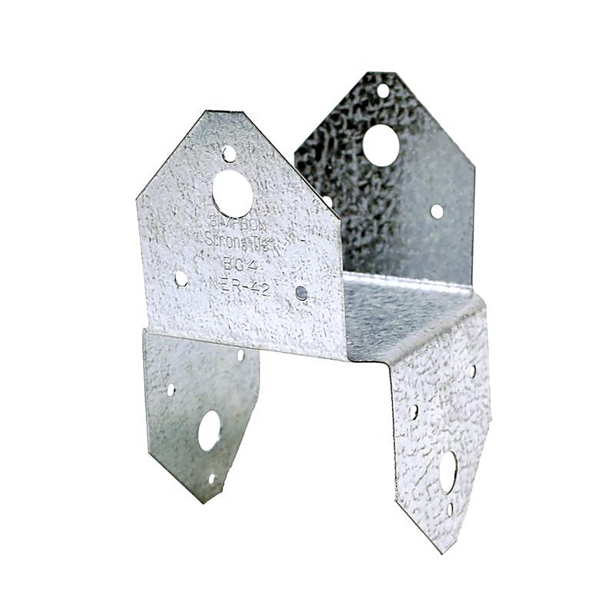 Simpson Strong-Tie - BC46 - 2.5 in. H x 5.5 in. W 18 Ga. Galvanized Steel Half Base