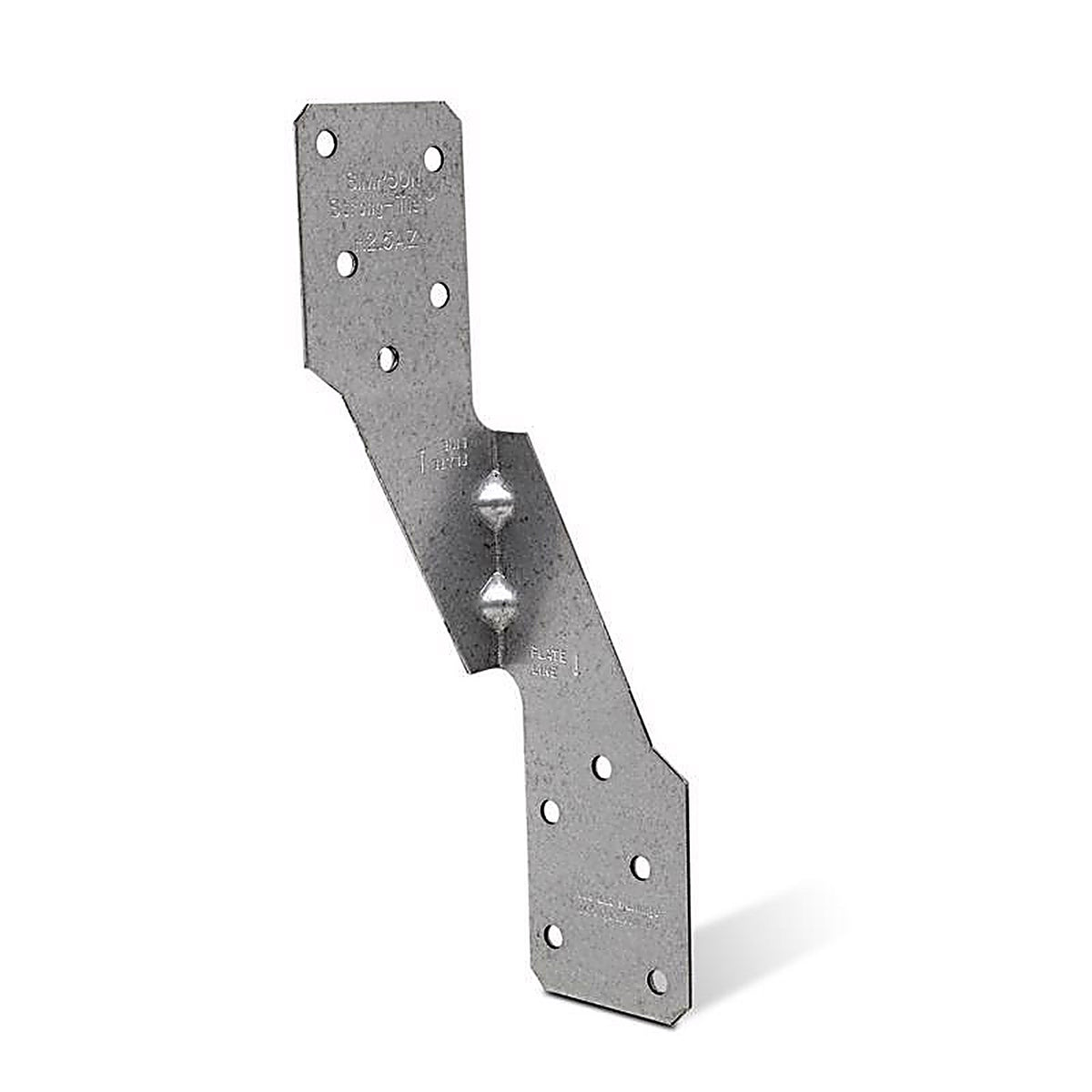 Simpson Strong-Tie - H2.5AZ - ZMax 6 in. H x 1.69 in. W 18 Ga. Galvanized Steel Hurricane Tie