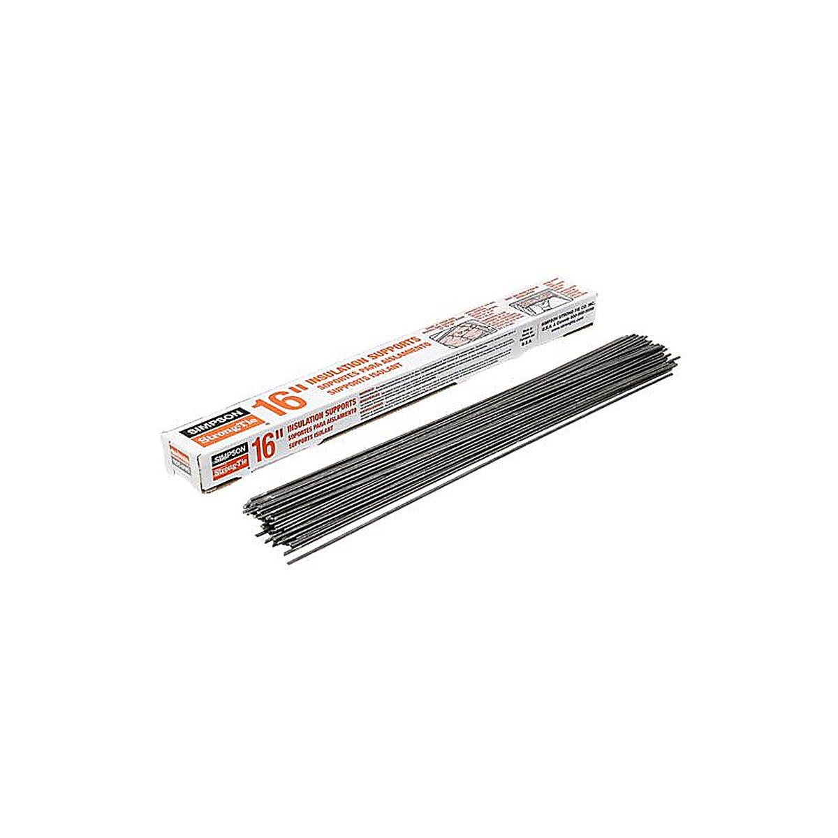 Simpson Strong-Tie - IS16-R - 15.5 in. H X 0.08 in. W 14 Ga. Steel Insulation Support