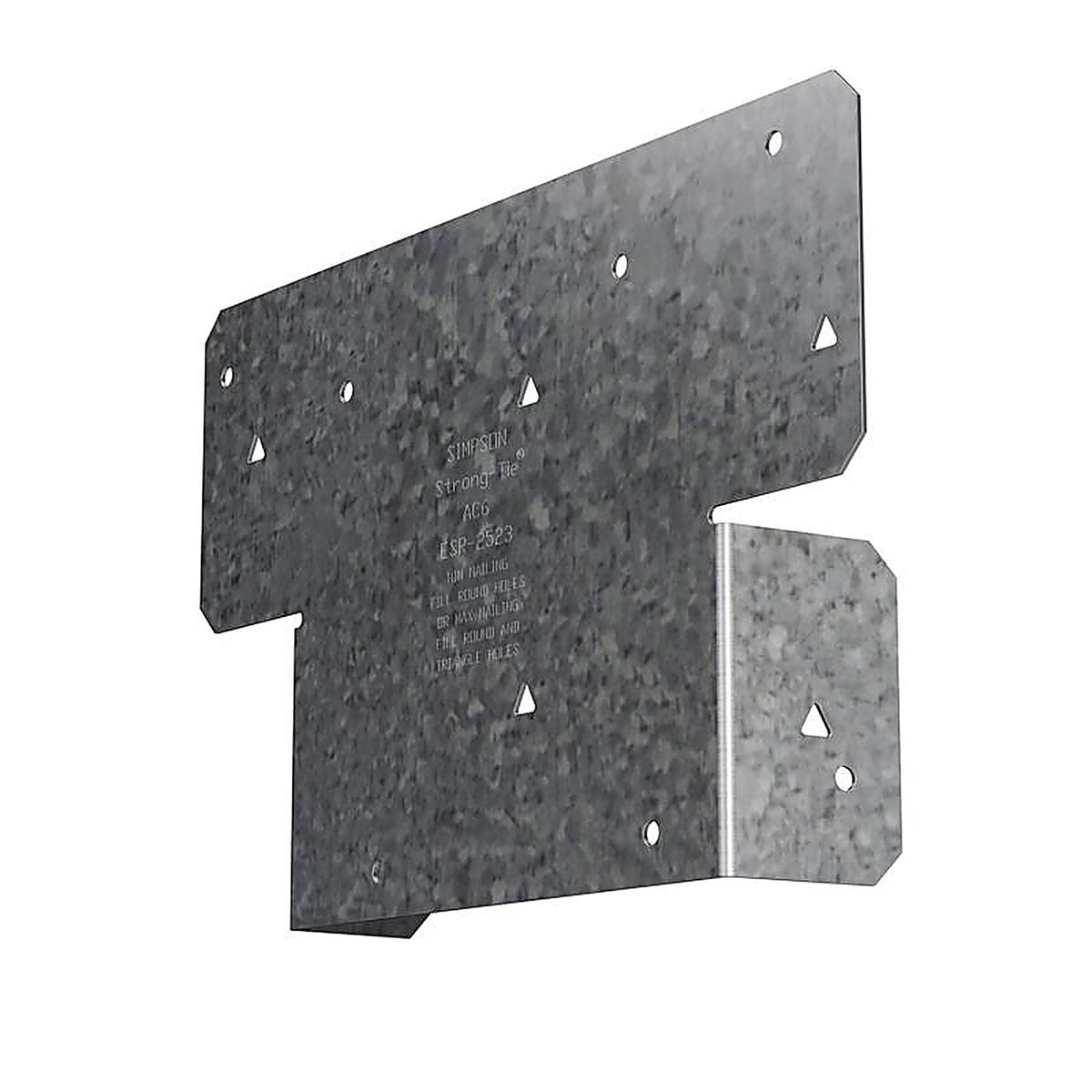 Simpson Strong-Tie - AC6Z - ZMax 8.5 in. H x 1.5 in. W 18 Ga. Galvanized Steel End Post Cap