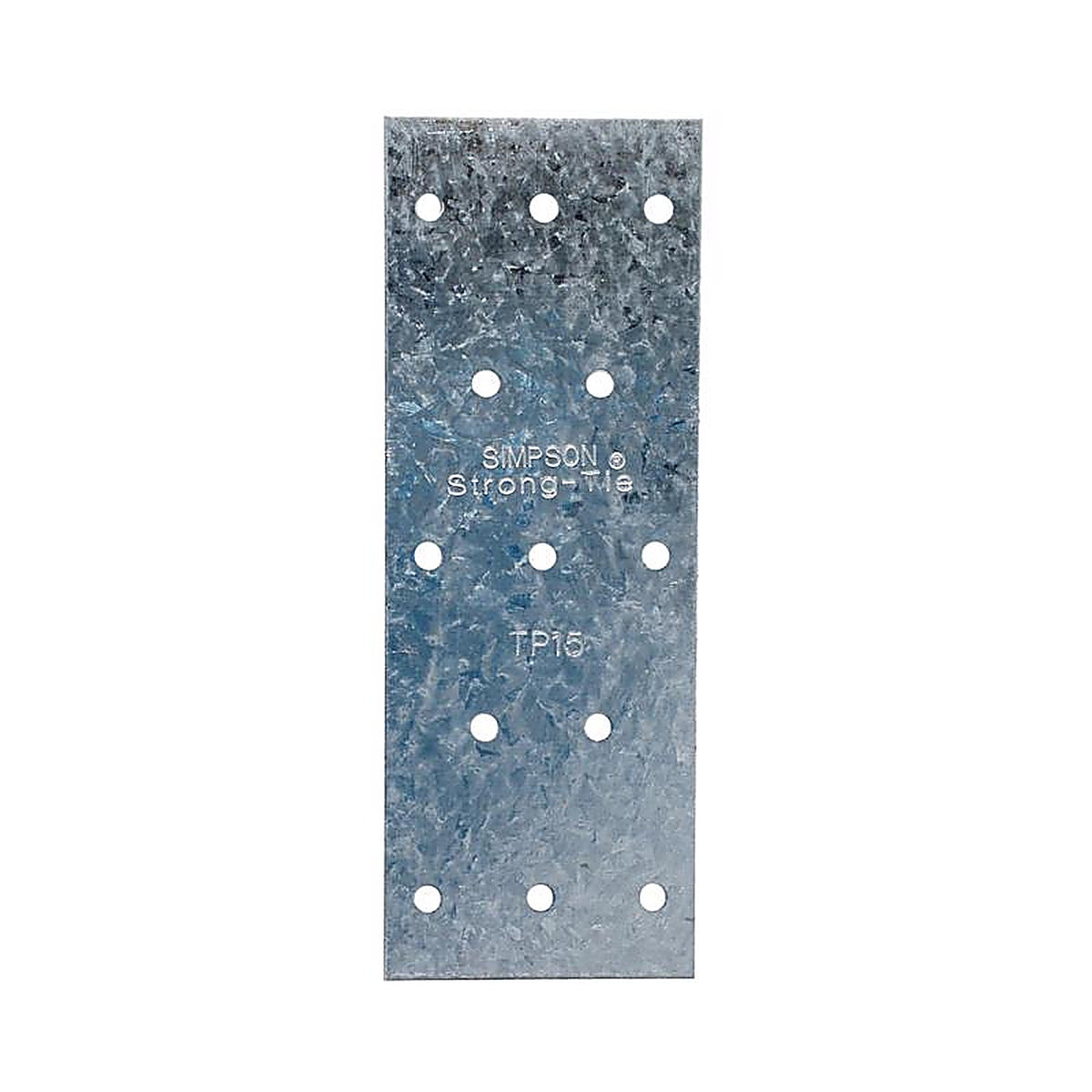 Simpson Strong-Tie - TP15 - 5 in. H x 0.04 in. W x 1.8 in. L Galvanized Steel Tie Plate