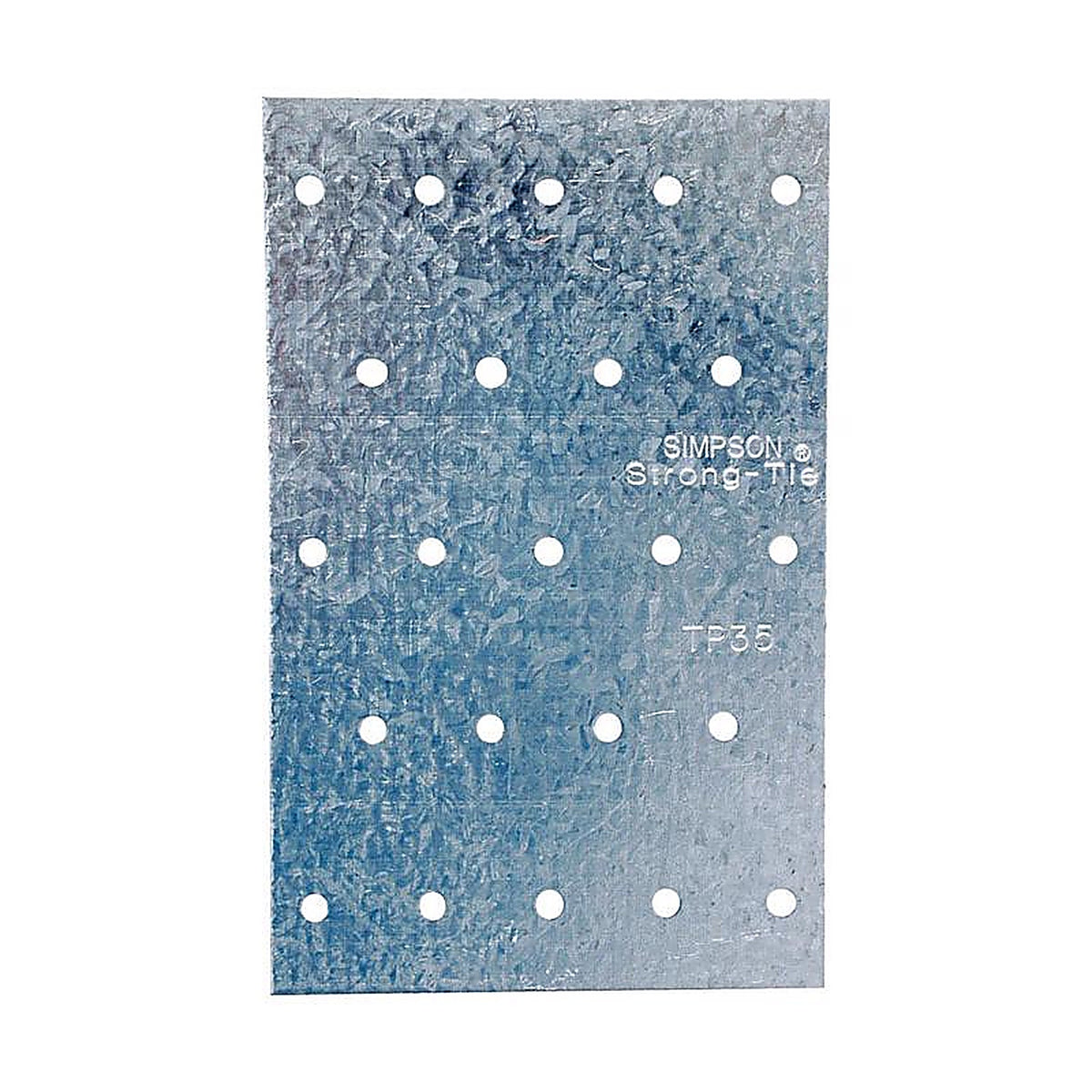 Simpson Strong-Tie - TP35 - 5 in. H x 0.04 in. W x 3.1 in. L Galvanized Steel Tie Plate