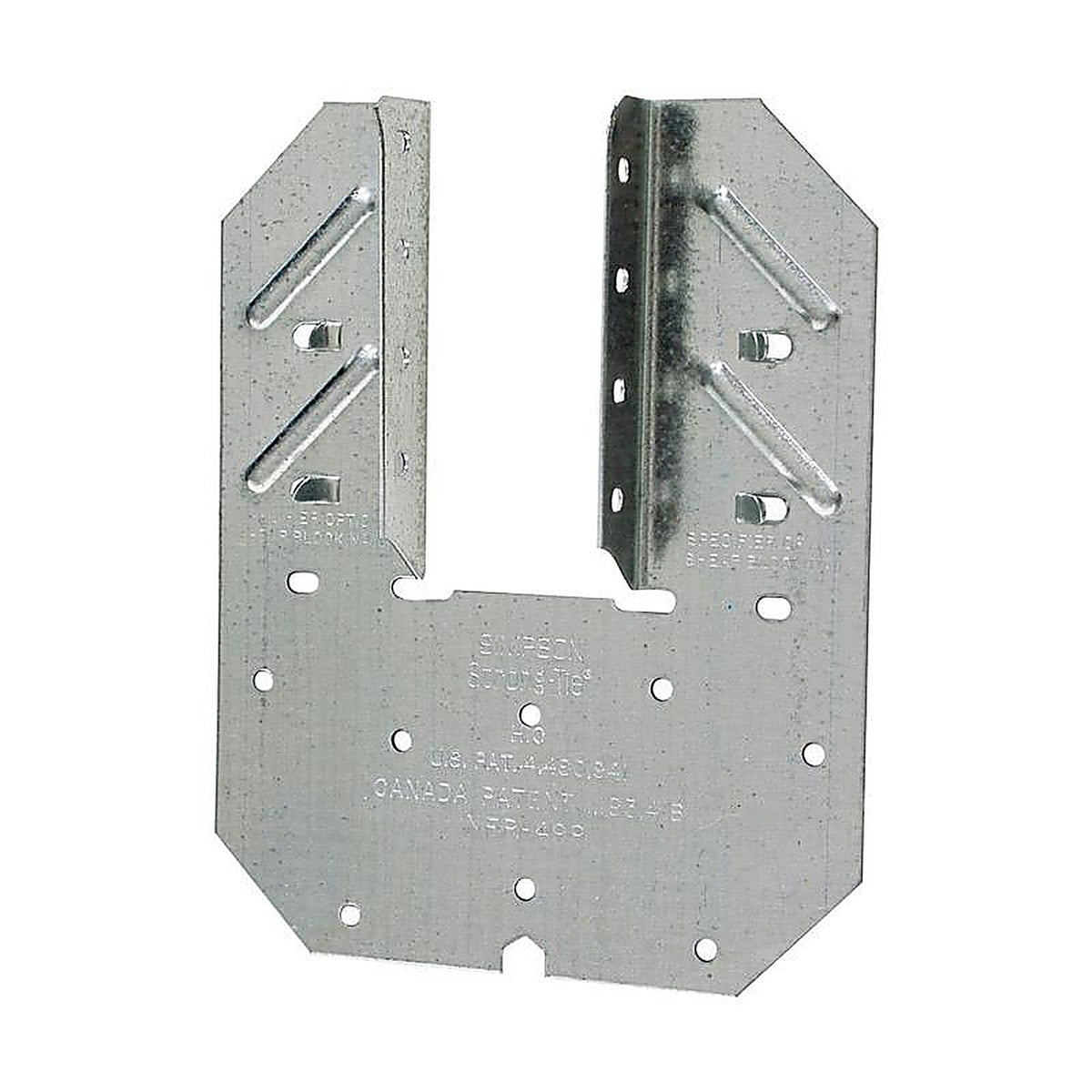 Simpson Strong-Tie - H10A - 6.25 in. H X 5 in. W 18 Ga. Galvanized Steel Hurricane Tie