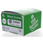 Hillman - 40024 - No. 6 x 1-1/4 in. L Phillips Zinc-Plated Wood Screws - 100/Pack