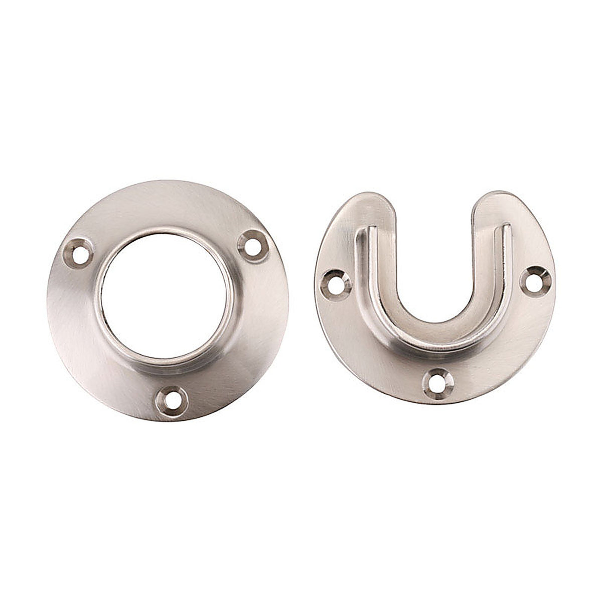 Knape & Vogt - CD-0010-BN - Pro HD 6-1/2 in. L x 1-5/16 in. Dia. Brushed Nickel Steel Rod Socket