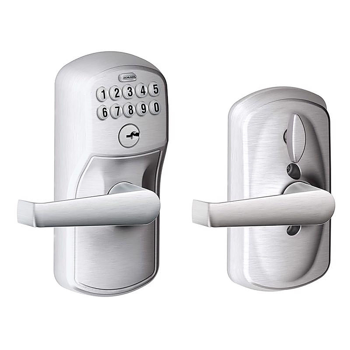 Schlage - FE595CSVPLYXELA - Satin Chrome Steel Electronic Keypad Entry Lock