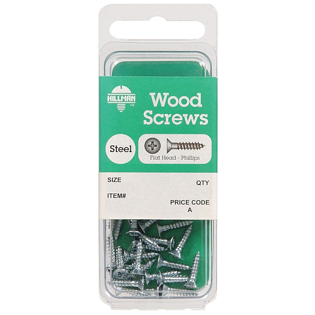 Hillman - 5760 - No. 4 x 1/2 in. L Phillips Zinc-Plated Wood Screws - 30/Pack