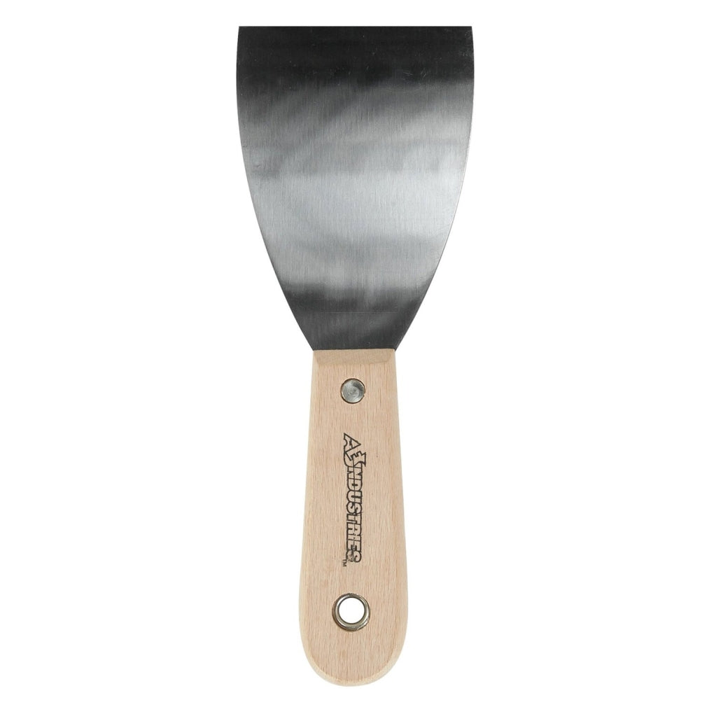 AES|563|Putty Knife, 3 in W, Wood Handle