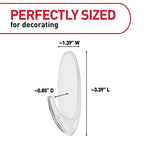3M - 17093CLR-AWES - Large Plastic Hook 3-3/8 in. L - 1/Pack