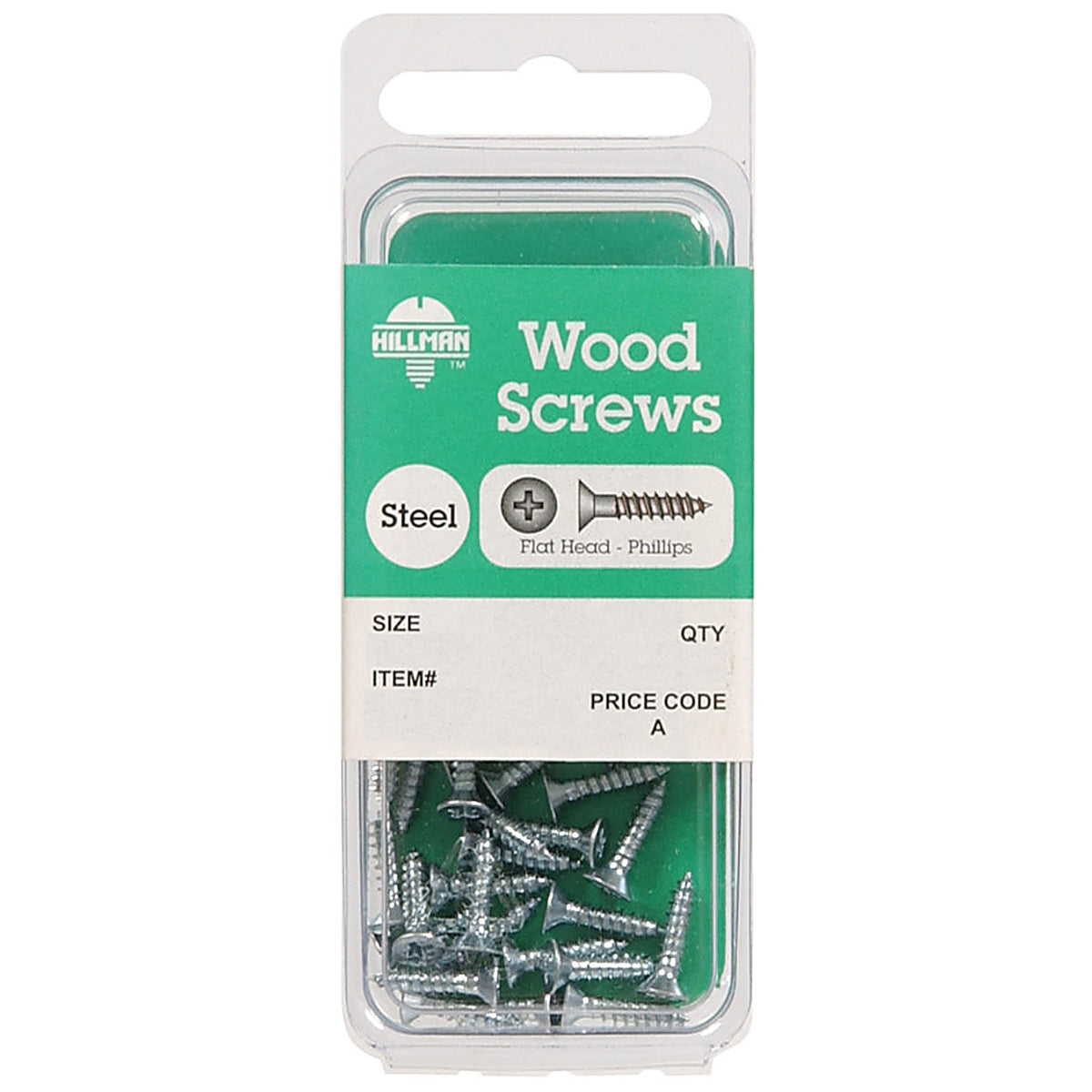 Hillman - 5817 - No. 10 x 1-3/4 in. L Phillips Zinc-Plated Wood Screws - 6/Pack