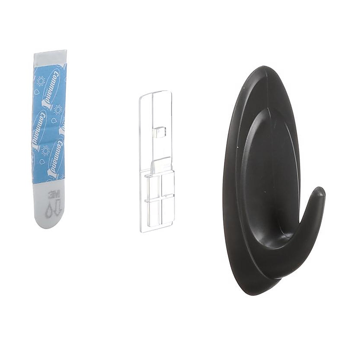 3M - 17086SES - Medium Plastic Terrace Hooks 3-1/4 in. L - 2/Pack