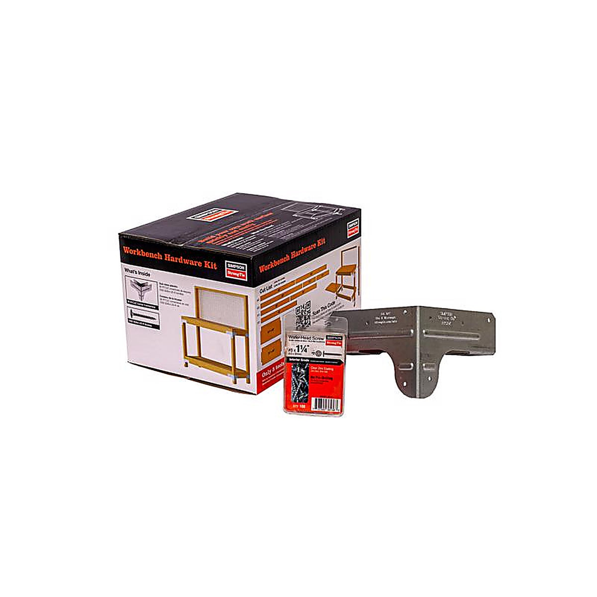 Simpson Strong-Tie - WBSK - 6.5 in. H X 8 in. W 18 speed Galvanized Steel Shelf Hardware Kit