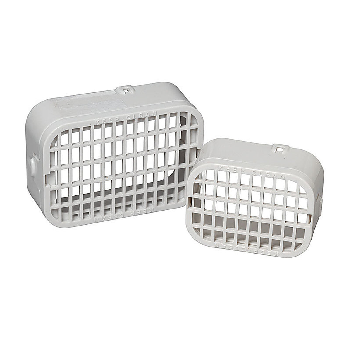 Amerimax - 37552 - 2 in. W X 3 in. L White Plastic Rodent Guard