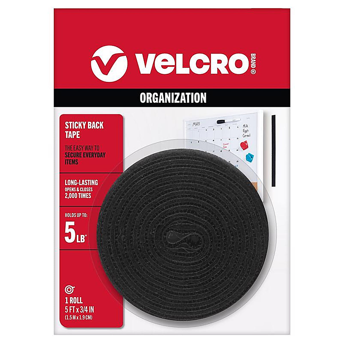 Velcro - 90086 - Hook and Loop Fastener 60 in. L - 1/Pack
