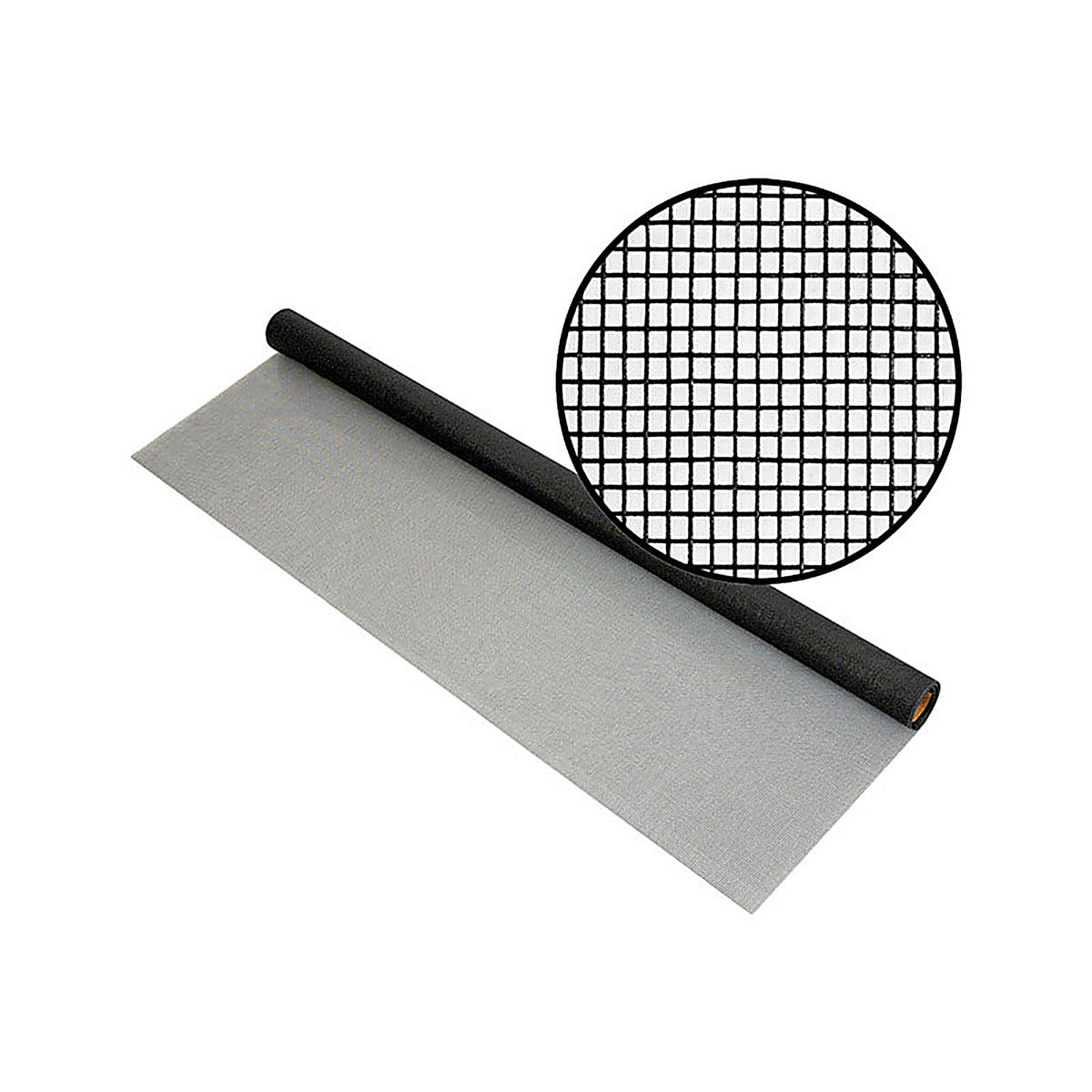 Phifer Wire - 3003951 - 24 in. W x 7 ft. L Charcoal Fiberglass Insect Screen Cloth