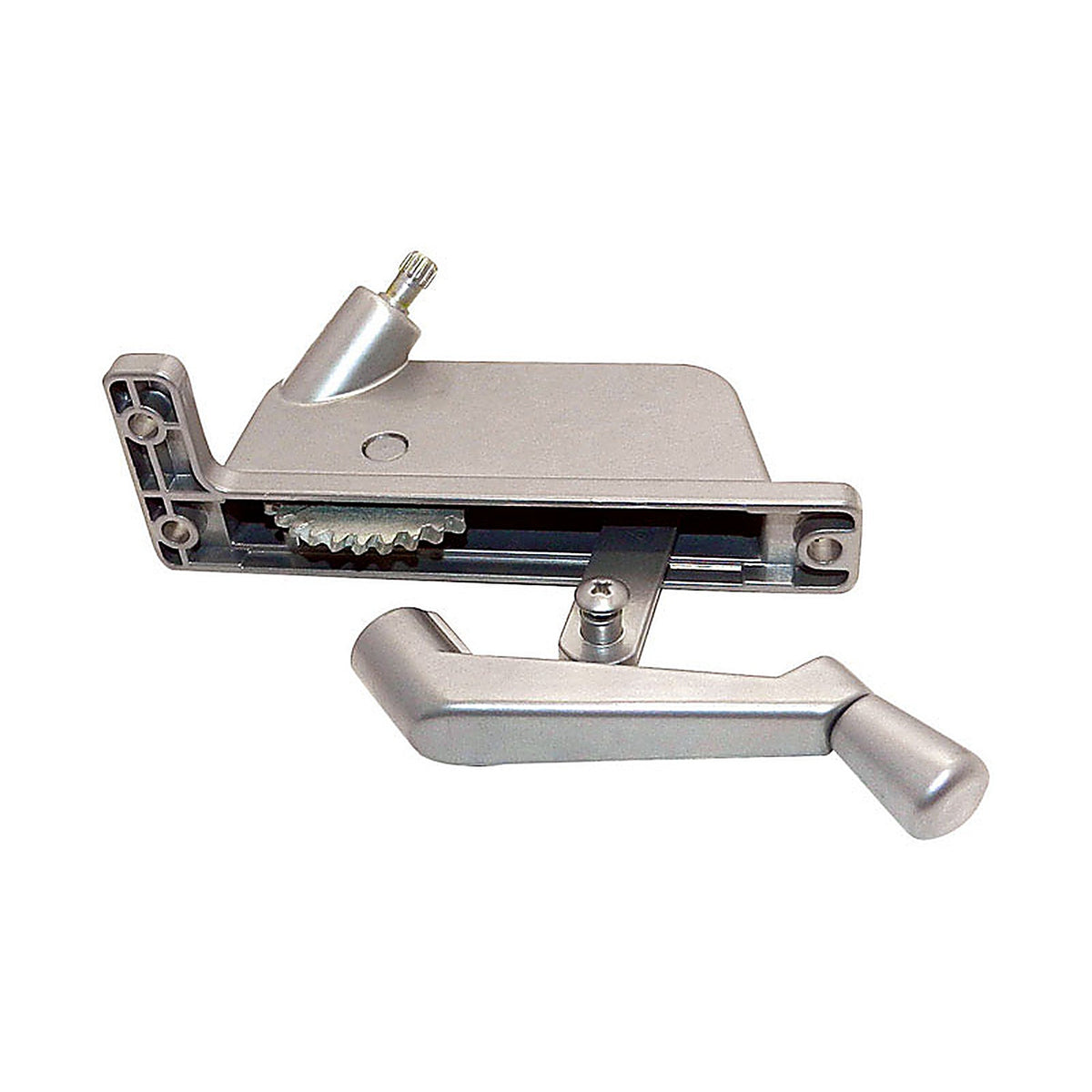 Barton Kramer - 207C - Satin Metallic Aluminum Vertical Awning Window Operator For T.M. Windows