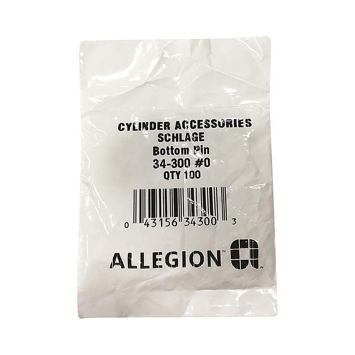 Schlage - 34-300 - F-Series Brass Lock Bottom Pins 100 pk