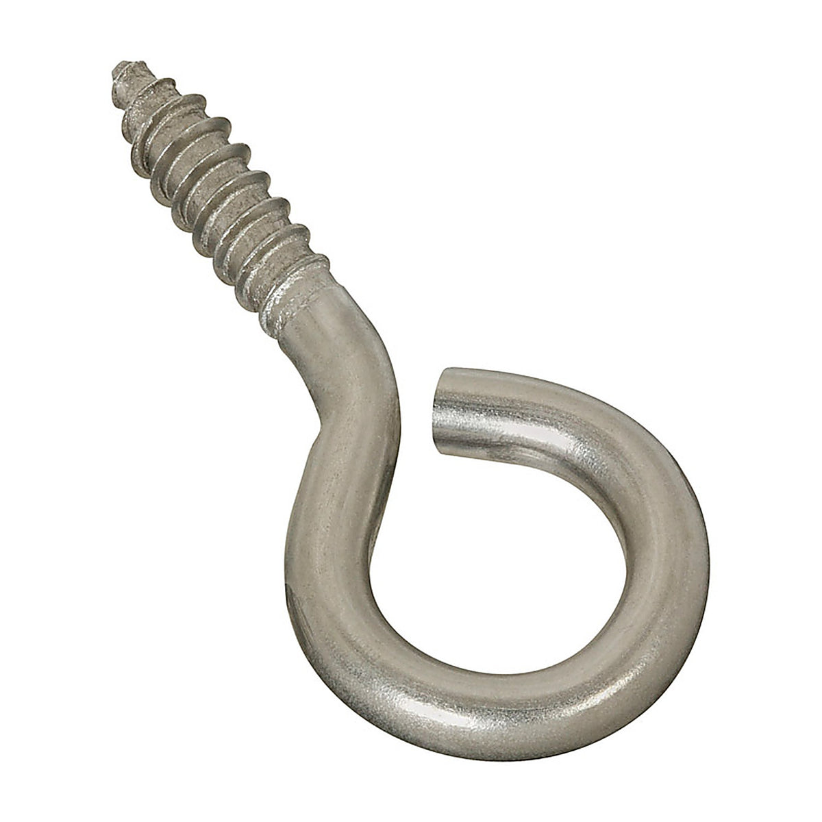 National Hardware - N220-459 - 0.26 in. D X 2-5/8 in. L Brushed Stainless Steel Screw Eye 120 lb. cap. 1 pk