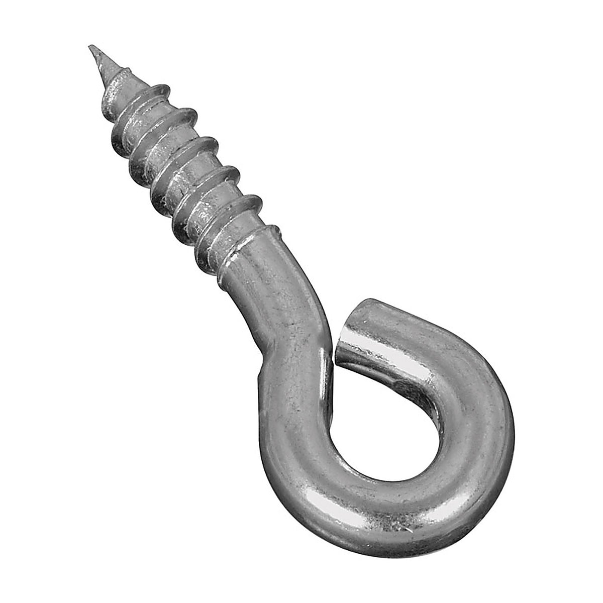 National Hardware - N118-224 - 0.19 in. Dia. x 1-5/8 in. L Zinc-Plated Steel Screw Eye 75 lb. capacity - 5/Pack