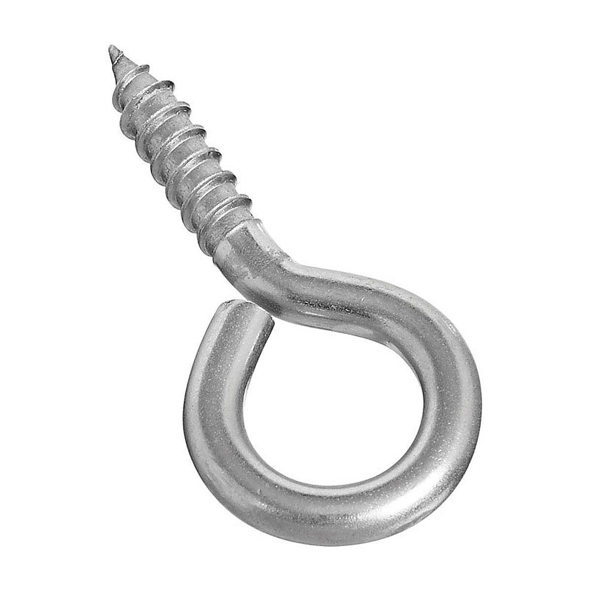 National Hardware - N220-467 - 0.22 in. D X 2-3/16 in. L Polished Stainless Steel Screw Eye 75 lb. cap. 1 pk