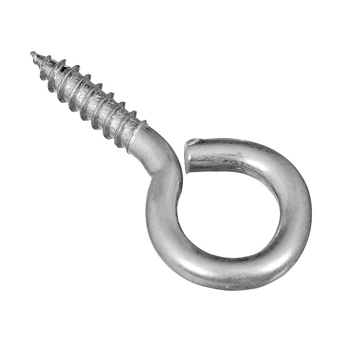 National Hardware - N119-263 - 0.16 in. Dia. x 1-5/8 in. L Zinc-Plated Steel Screw Eye 30 lb. capacity - 6/Pack