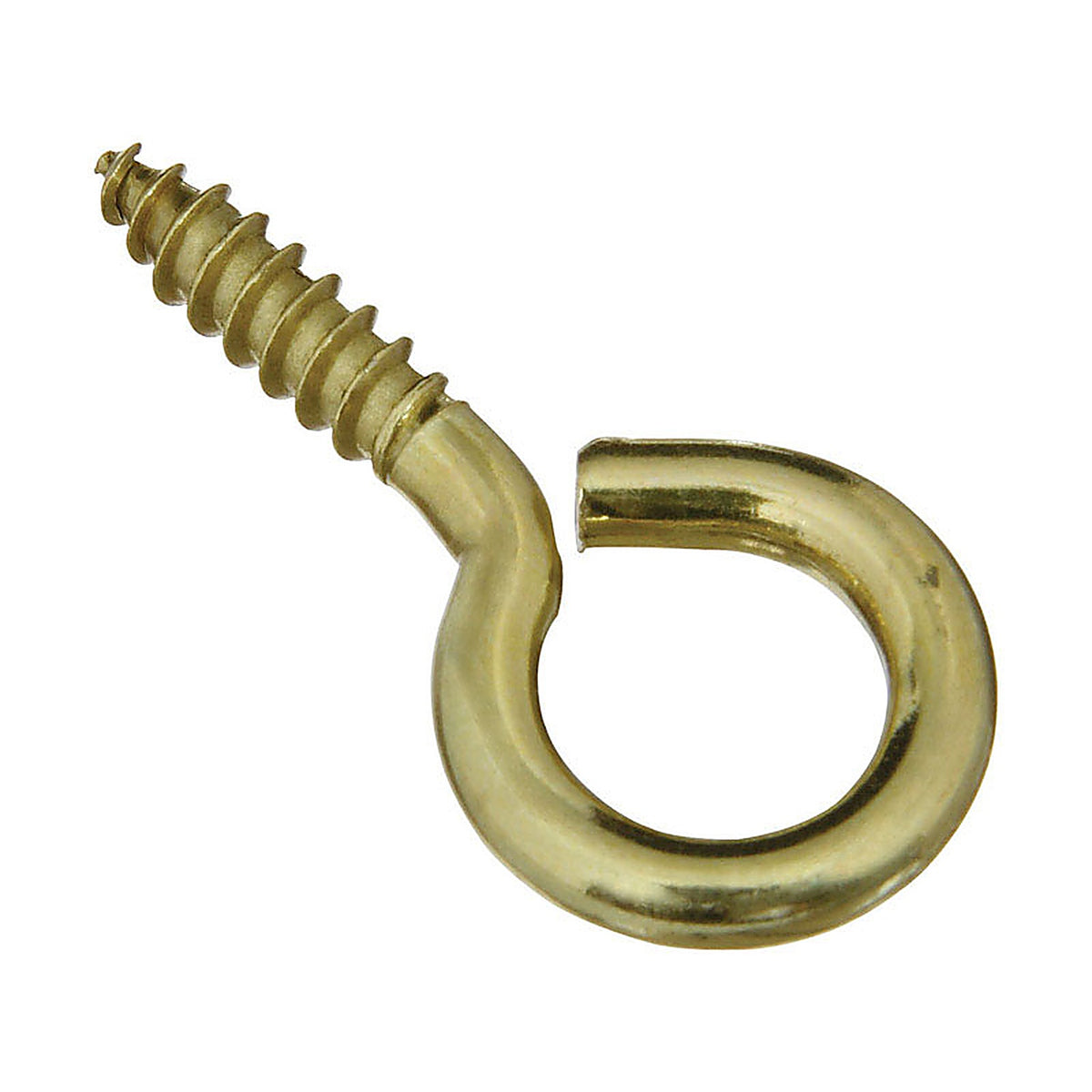 National Hardware - N119-362 - 0.16 in. Dia. x 1-5/8 in. L Polished Brass Screw Eye 25 lb. capacity - 3/Pack