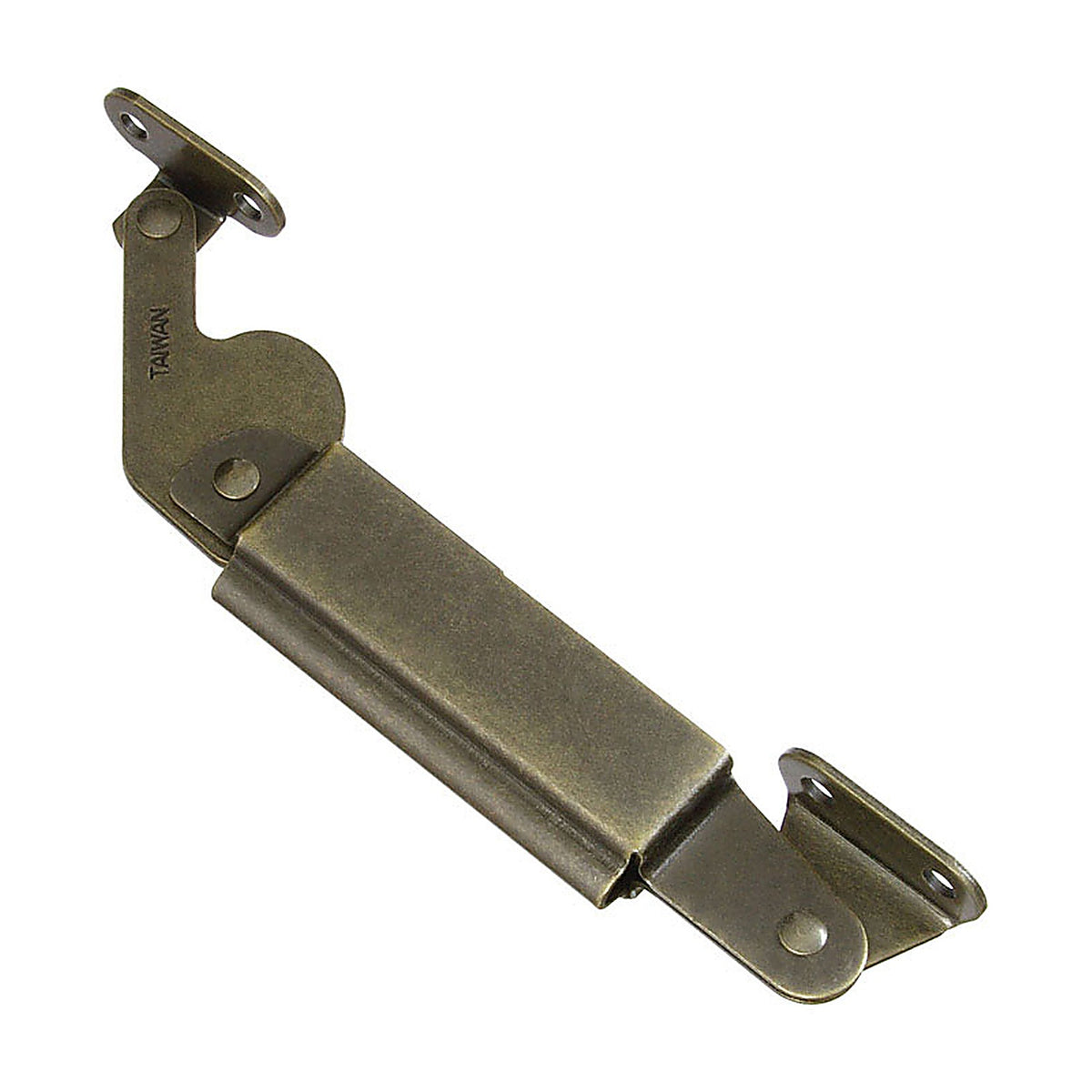 National Hardware - N208-686 - Antique Brass Steel Center Mount Spring Lid Support 7.6 in.
