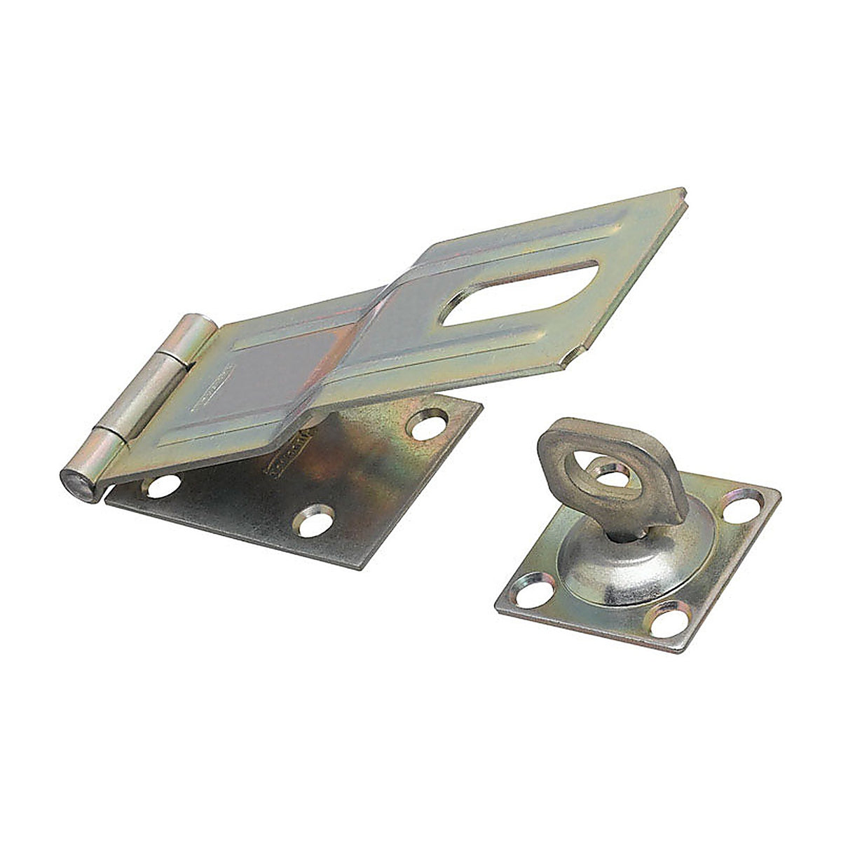 National Hardware - N102-962 - Zinc-Plated Aluminum/Steel 6 in. L Swivel Staple Safety Hasp 1