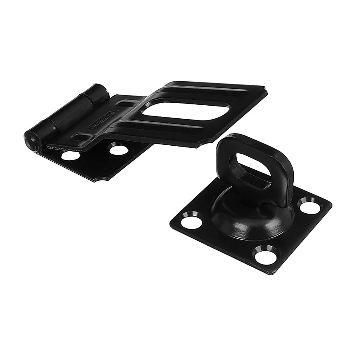 National Hardware - N305-979 - Aluminum/Steel 3-1/4 in. L Swivel Staple Safety Hasp 1