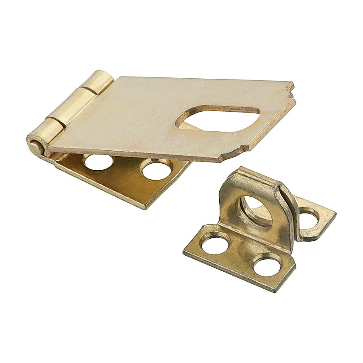 National Hardware - N102-178 - Brass-Plated Steel 2-1/2 in. L Safety Hasp 1