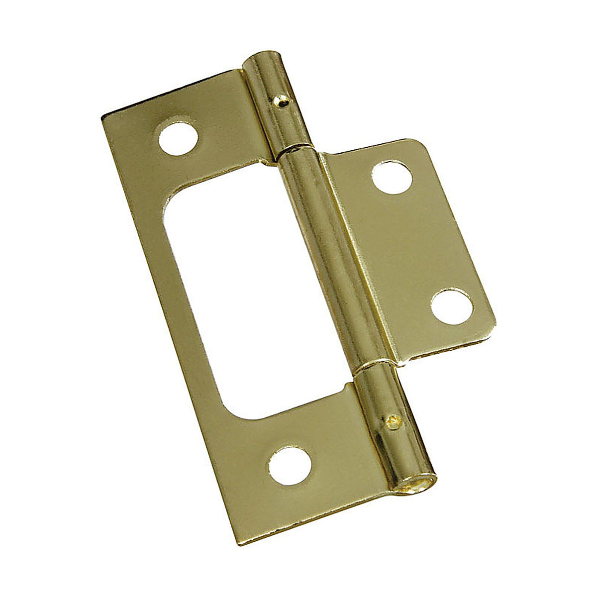 National Hardware - N146-951 - 3 in. L Brass-Plated Door Hinge - 2/Pack