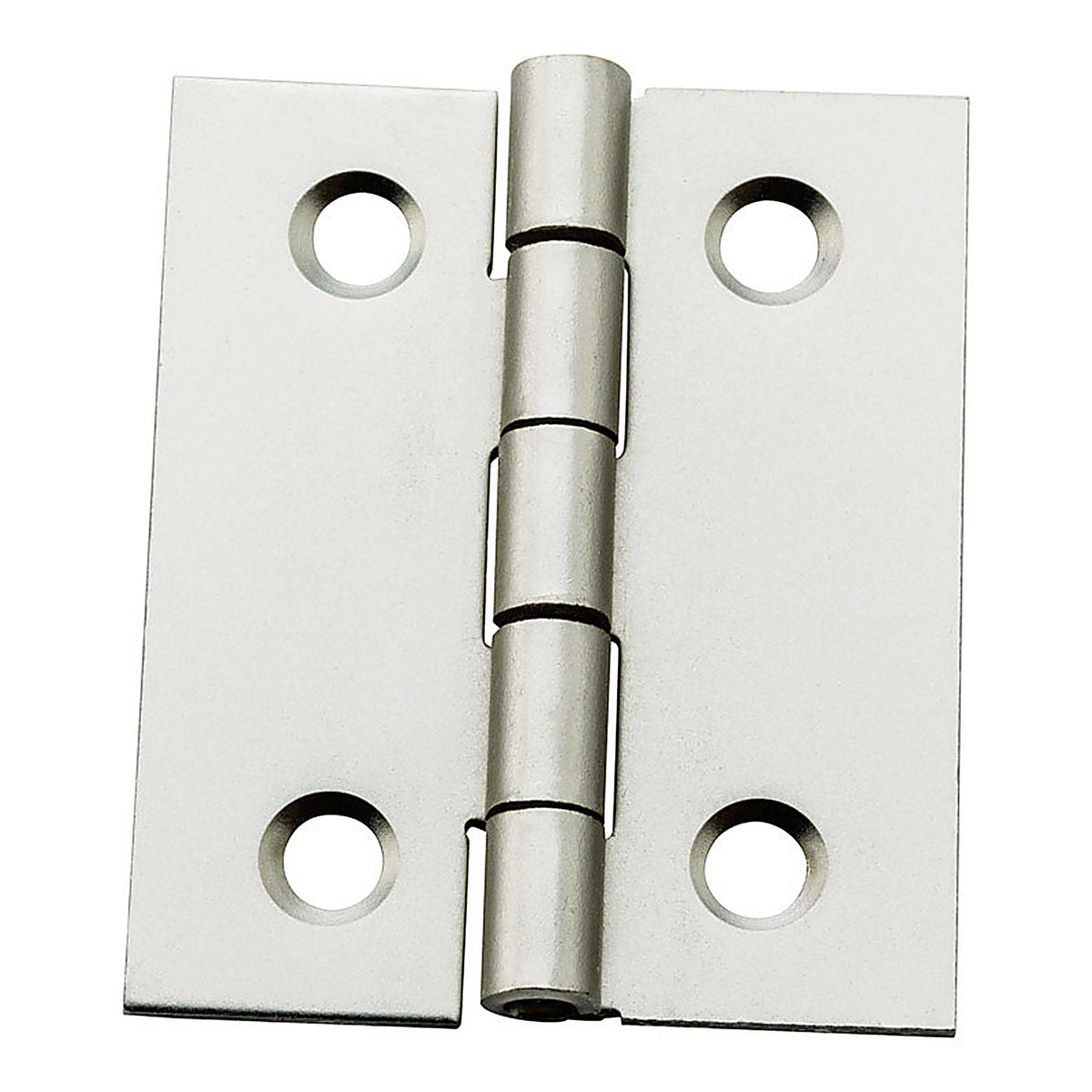 National Hardware - N211-014 - 1-1/2 in. L Satin Nickel Door Hinge - 2/Pack