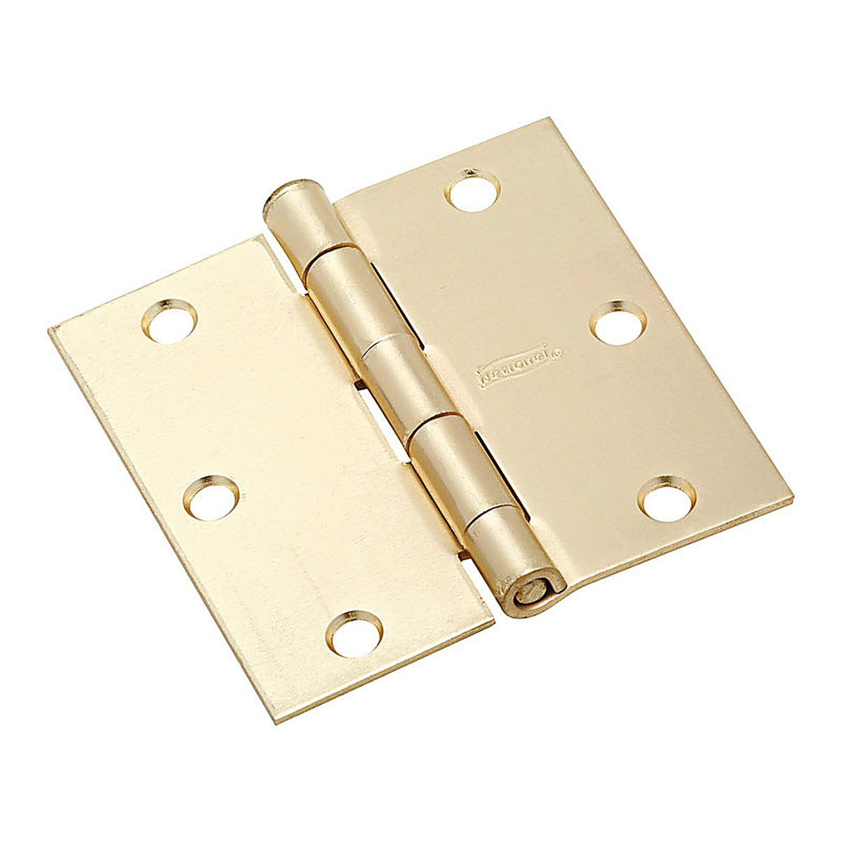 National Hardware - N830-230 - 3-1/2 in. L Satin Brass Door Hinge - 1/Pack