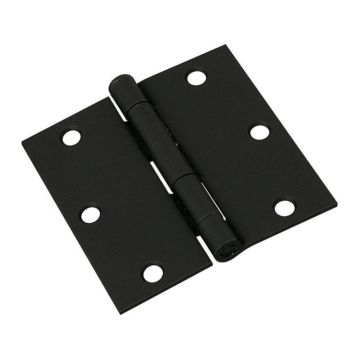 National Hardware - N241-190 - 3-1/2 in. L Black Door Hinge - 1/Pack