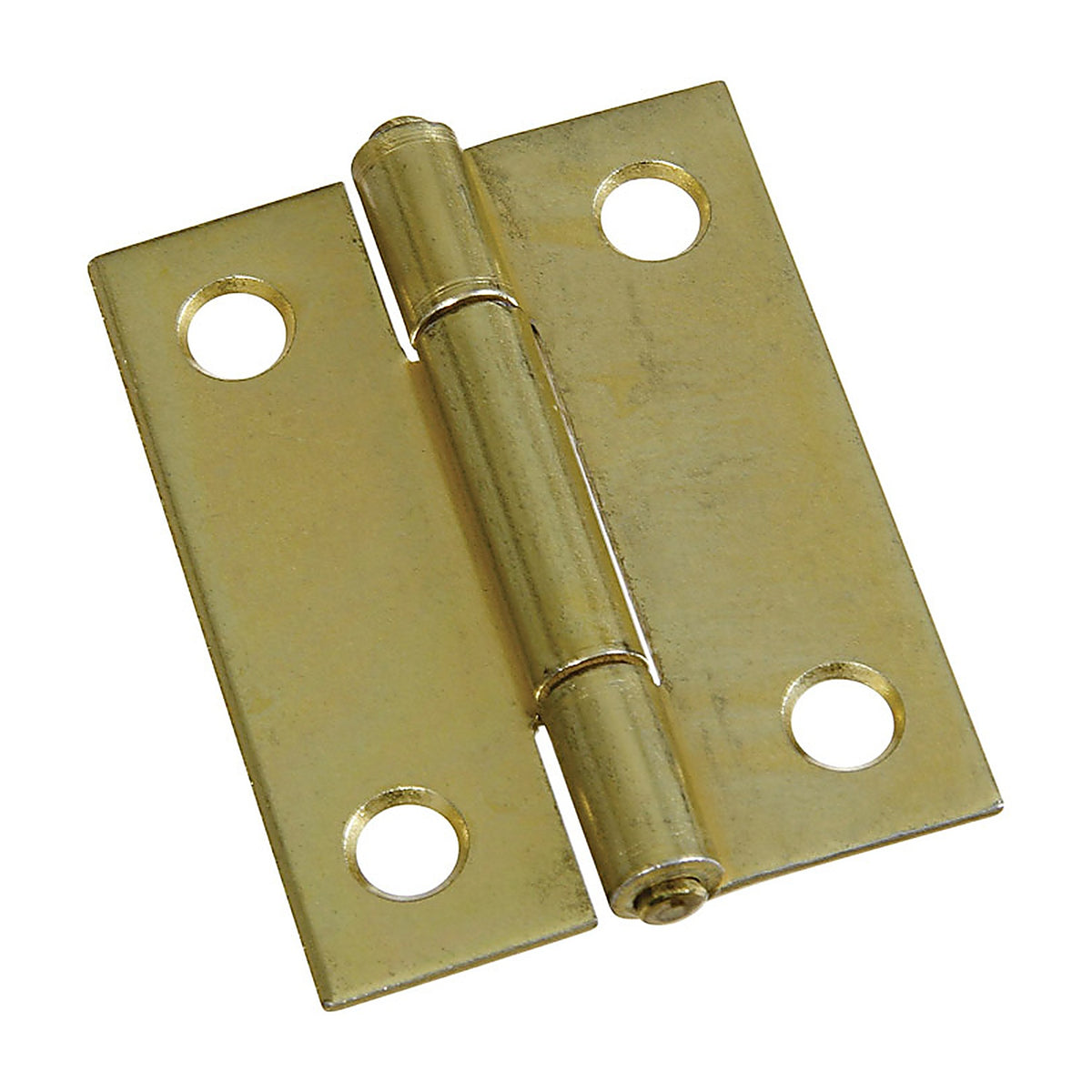 National Hardware - N146-175 - 2 in. L Brass-Plated Narrow Hinge - 2/Pack